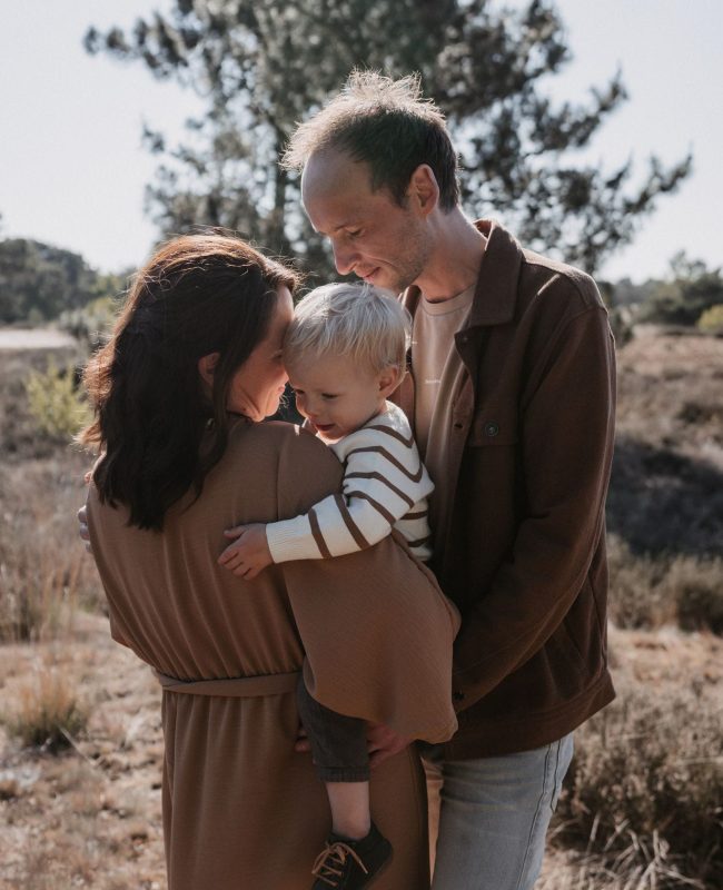 Gezinsshoot in de natuur nabij Eersel