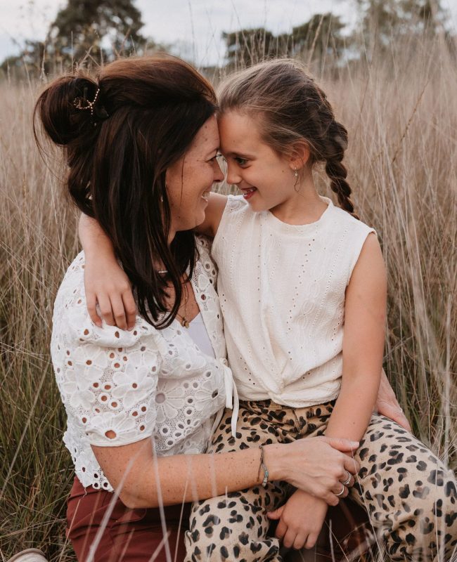 Ontspannen en ongedwongen gezinsshoot